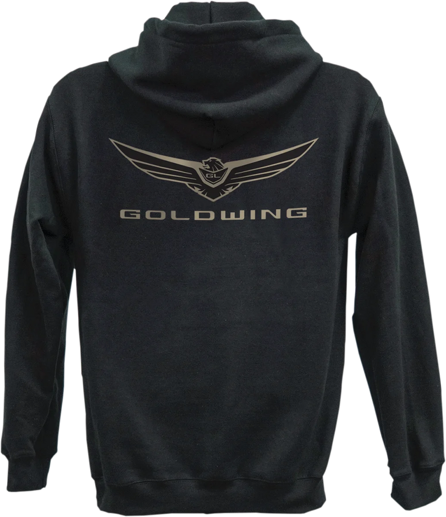 Factory Effex Goldwing Icon Zip-Up Hoodie - Black - Medium 25-88802 - Side View