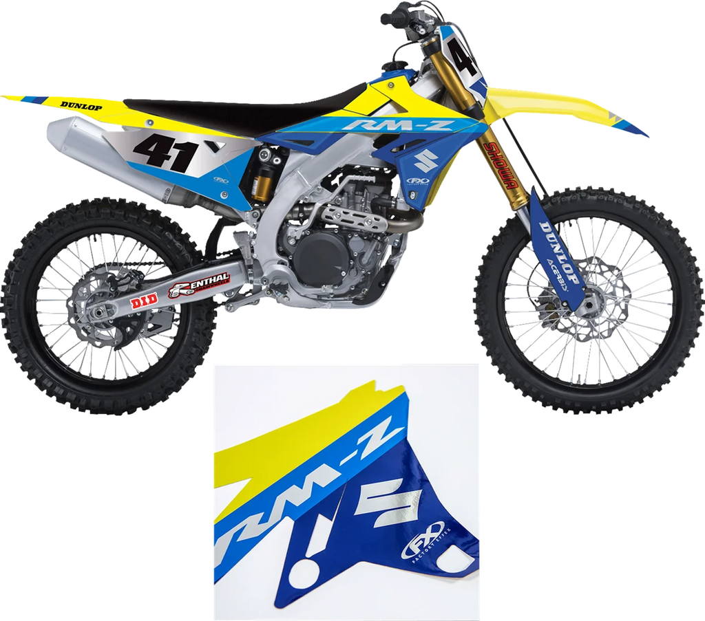 Factory Effex Graphic Kit - Chrome Series 27-03402 fits Suzuki RMZ 250 / 450