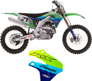 Factory Effex Graphic Kit - Chrome Series - Kawasaki - KX 250F 27-51102
