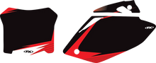 Load image into Gallery viewer, Factory Effex Graphic Number Plate - Black/Red - CRF 24-64354 - Main Product View
