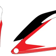 Load image into Gallery viewer, Factory Effex Graphic Number Plate - White/Red - CRF 24-64356 - Main Product View