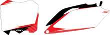 Load image into Gallery viewer, Factory Effex Graphic Number Plate - White/Red - CRF 24-64356 - Main Product View