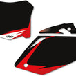 Load image into Gallery viewer, Factory Effex Graphic Number Plates - Black/Red 12-64324 fits Honda CRF 250 - Main Product View
