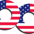 Load image into Gallery viewer, Factory Effex Grip Donuts - Flag Red/White/Blue 27-67100 - Main Product View