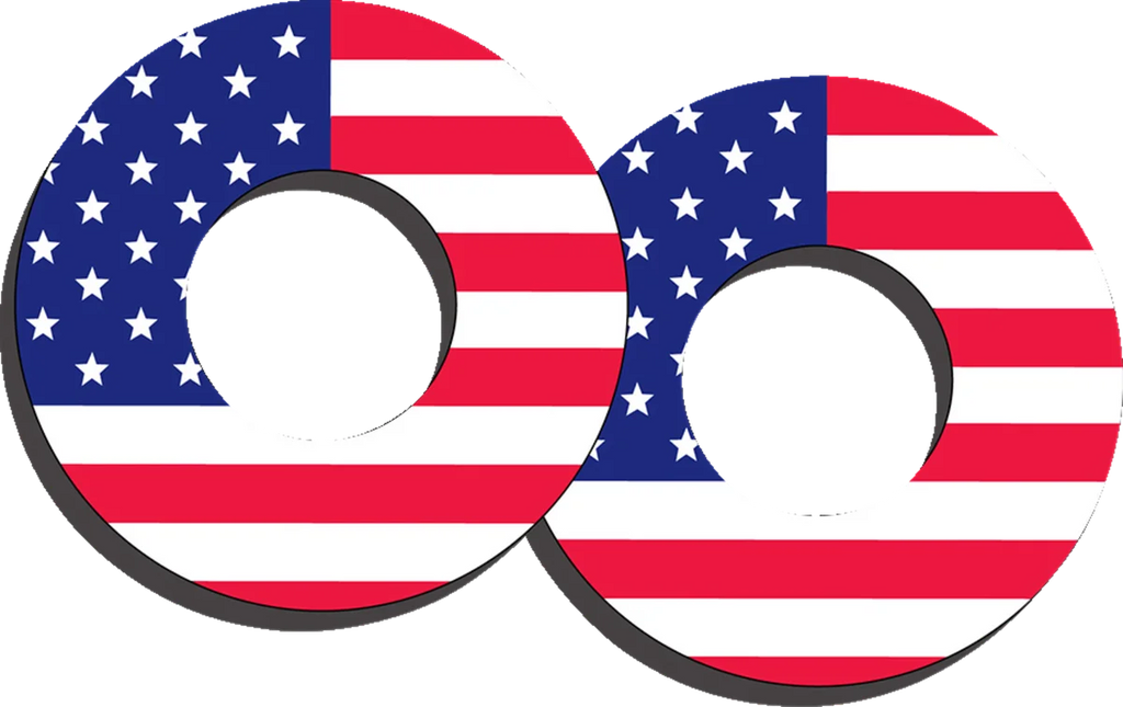 Factory Effex Grip Donuts - Flag Red/White/Blue 27-67100 - Main Product View