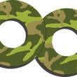 Load image into Gallery viewer, Factory Effex Grip Donuts - Green Camo 27-67300 - Main Product View