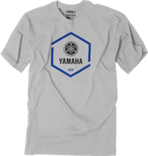 Load image into Gallery viewer, Factory Effex Hexagon T-Shirt - Gray - XL fits Yamaha - Main Product View