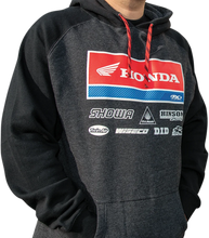 Load image into Gallery viewer, Factory Effex Honda 21 Racewear Hoodie - Charcoal/Black - 2XL 24-88328 - Side View