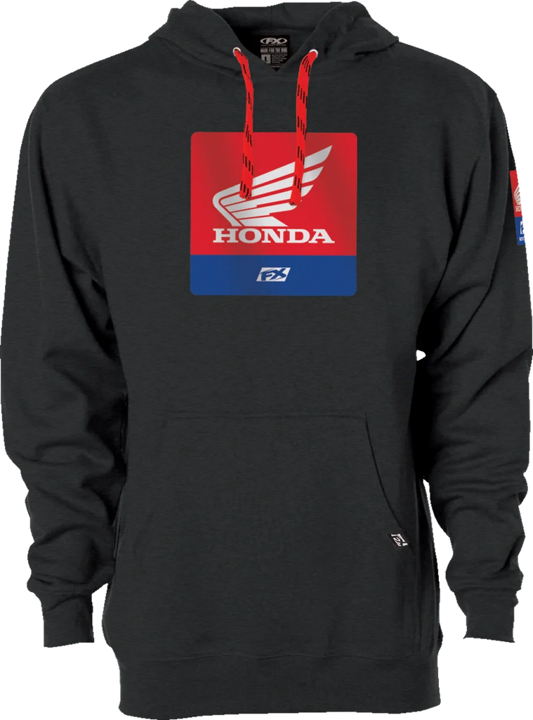 Factory Effex Honda Boxer Pullover Hoodie - Heather Charcoal - Large 26-88304 - Main Product View