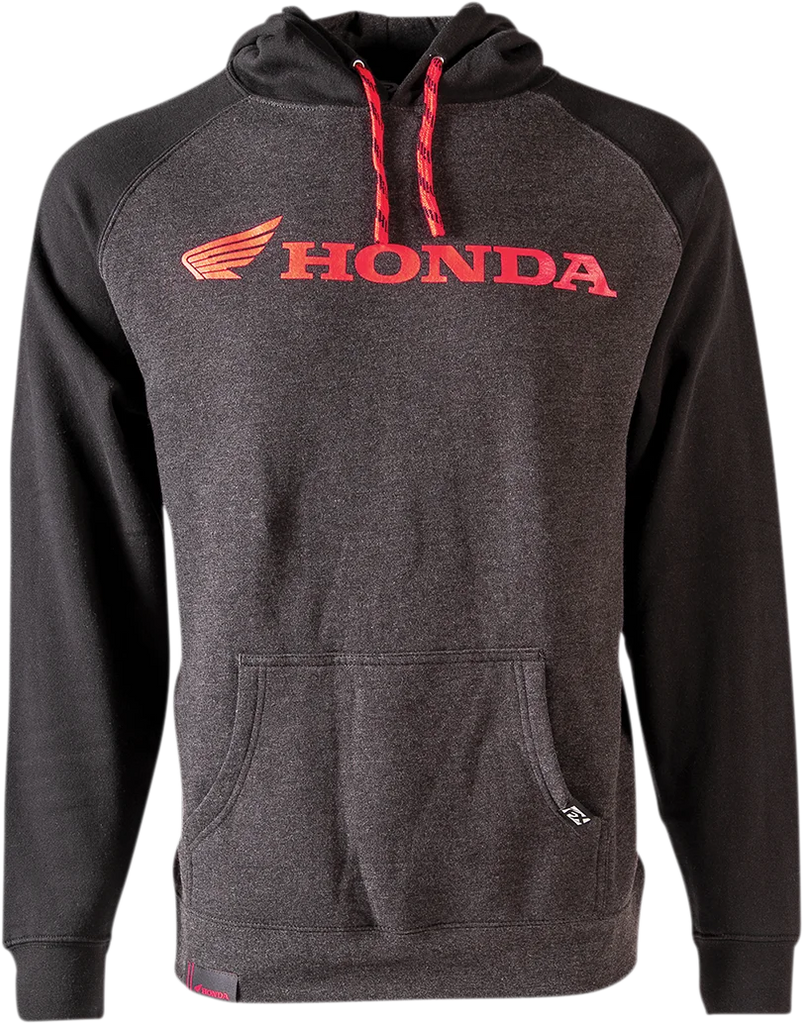 Factory Effex Honda Landscape Pullover Hoodie - Charcoal/Black - XL 24-88306 - Main Product View