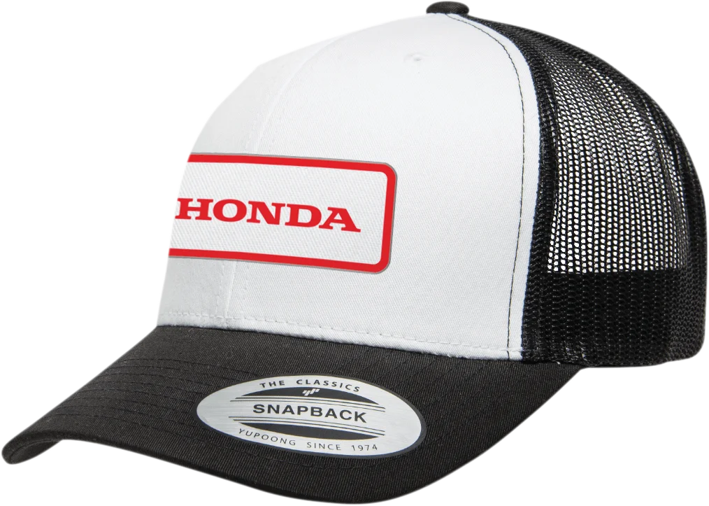 Factory Effex Honda Throwback Hat - Black/White 25-86304