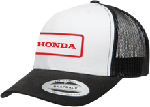 Load image into Gallery viewer, Factory Effex Honda Throwback Hat - Black/White 25-86304