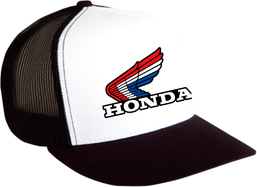 Factory Effex Honda Vintage Snapback Hat - Black/White 18-86302