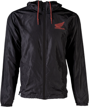 Factory Effex Honda Windbreaker - Black - Large 25-85324 - Main Product View
