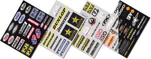Factory Effex Iron-On Jersey Sponsor Kit 11-82120 - Main Product View