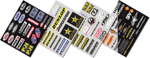 Factory Effex Iron-On Jersey Sponsor Kit 11-82120 - Main Product View