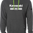 Load image into Gallery viewer, Factory Effex Kawasaki Sixty Two Pullover Hoodie - Heather Charcoal - 2XL 27-88108 - Main Product View