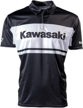 Load image into Gallery viewer, Factory Effex Kawasaki Team Pit Shirt - Black/White - 2XL 23-85108 - Main Product View