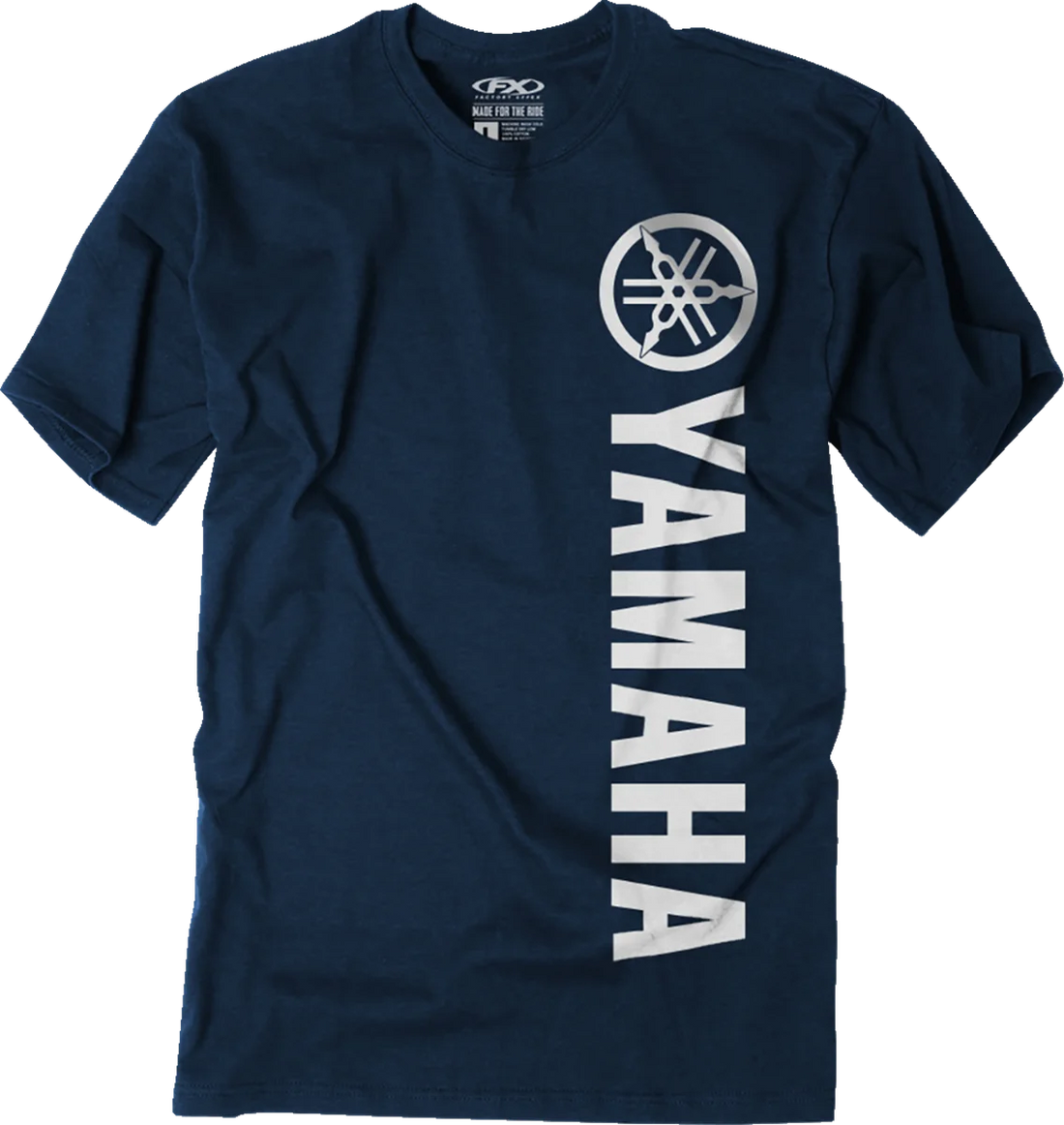 Factory Effex Lined T-Shirt - Heather Charcoal - Large fits Yamaha - Side View