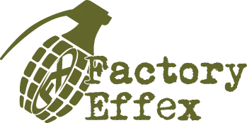 Factory Effex Logo Decals - Factory Effex - 5 Pack 04-2654 - Back View