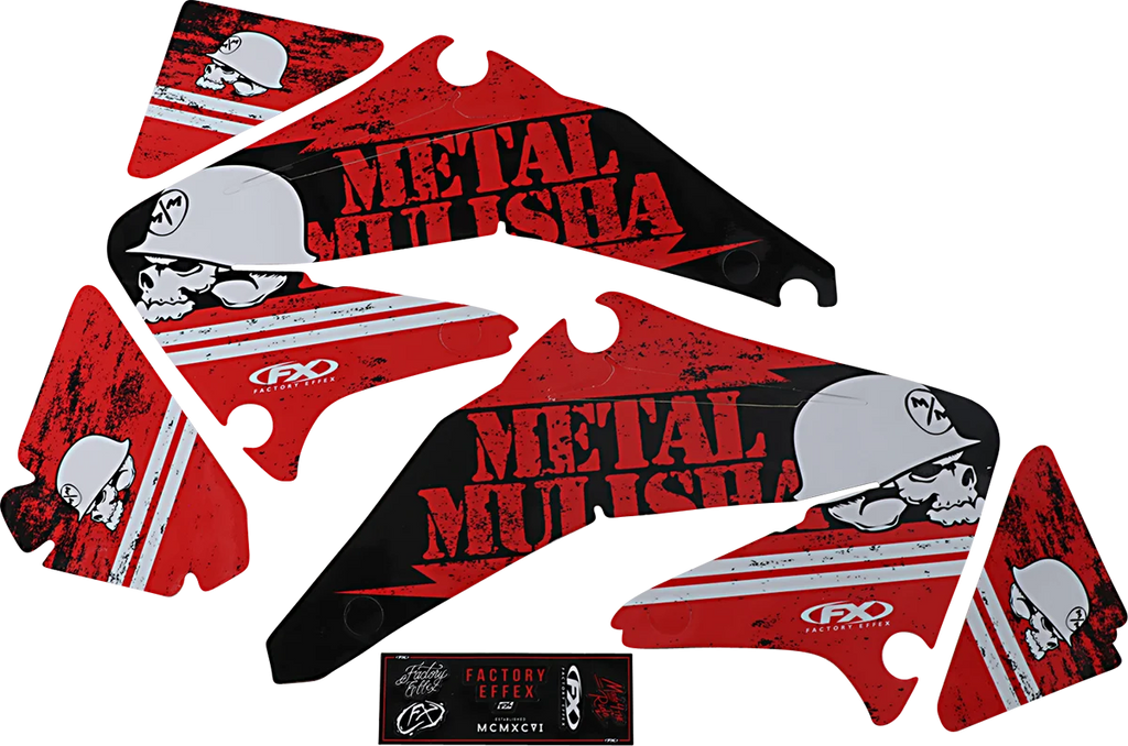 Factory Effex Metal Mulisha Graphic Kit - Honda 23-11328 - Main Product View