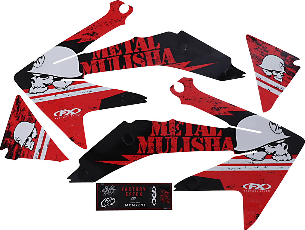 Factory Effex Metal Mulisha Graphic Kit - Honda 23-11334 - Main Product View