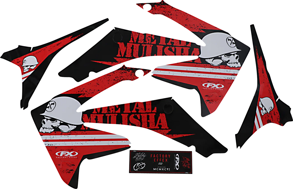 Factory Effex Metal Mulisha Graphic Kit - Honda 23-11336 - Main Product View