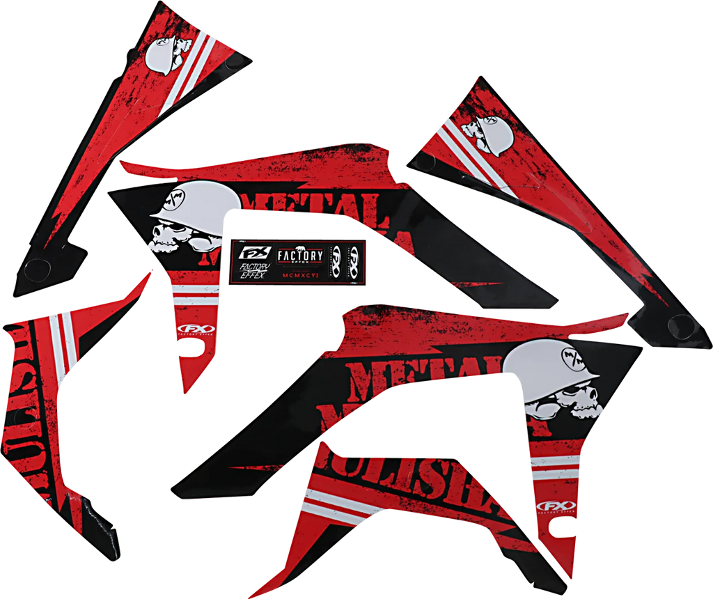 Factory Effex Metal Mulisha Graphic Kit - Honda 23-11340 - Main Product View