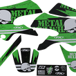 Load image into Gallery viewer, Factory Effex Metal Mulisha Graphic Kit - Kawasaki 23-11110 - Main Product View