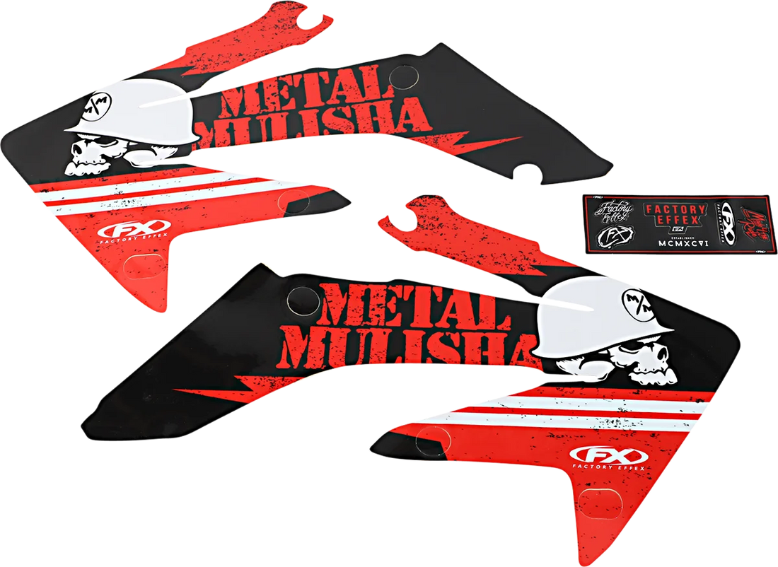 Factory Effex Metal Mulisha Graphic Kit - Kawasaki 23-11112 - Detail View