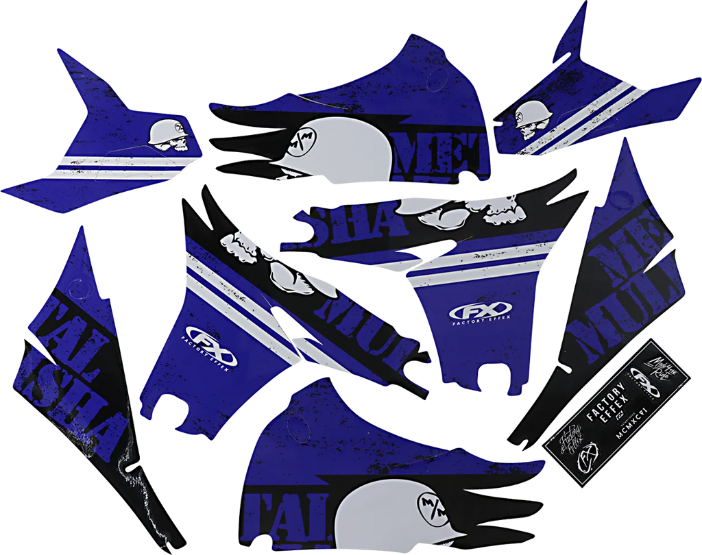 Factory Effex Metal Mulisha Graphic Kit - Yamaha 23-11228 - Main Product View