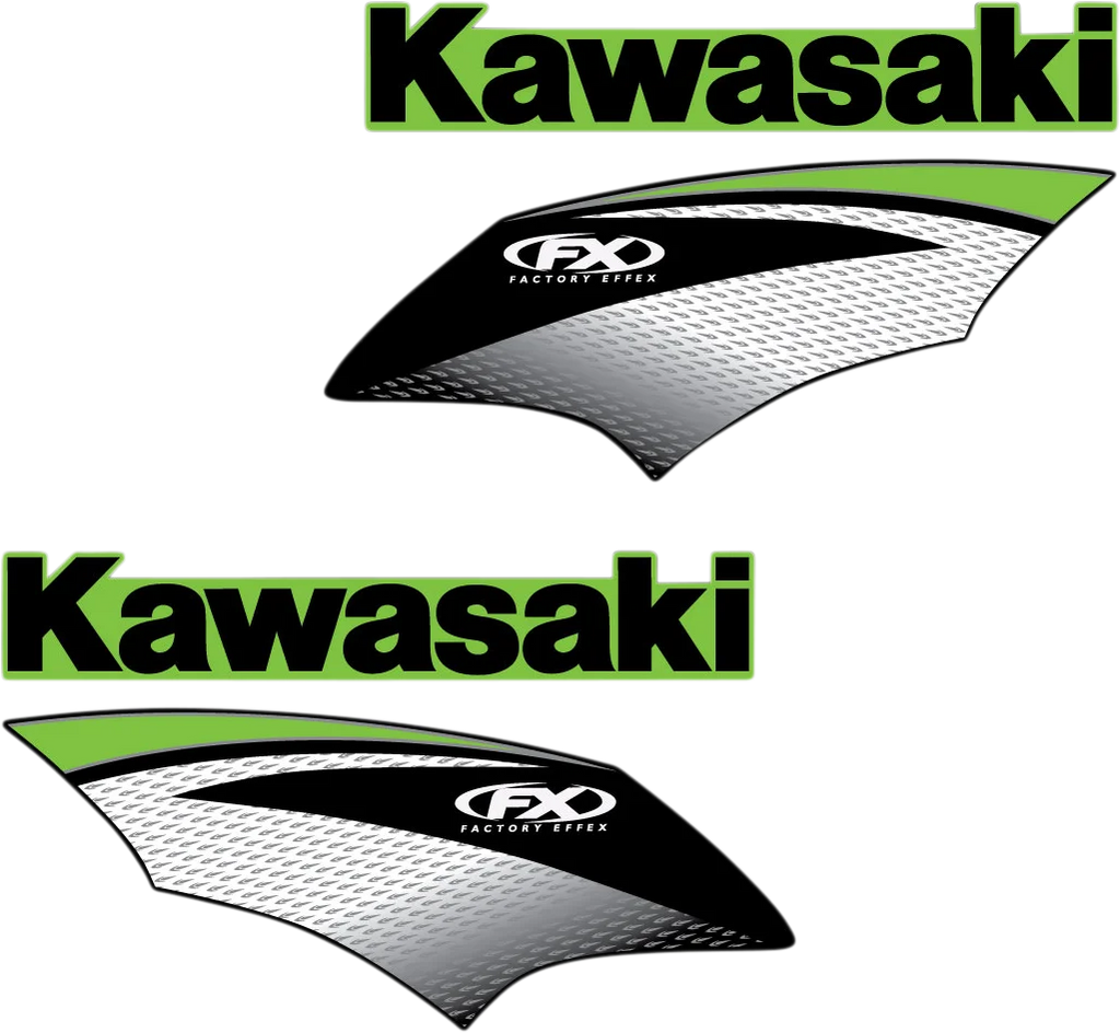 Factory Effex OEM Shroud Graphic - KX 250F/450F 10-05128 - Main Product View