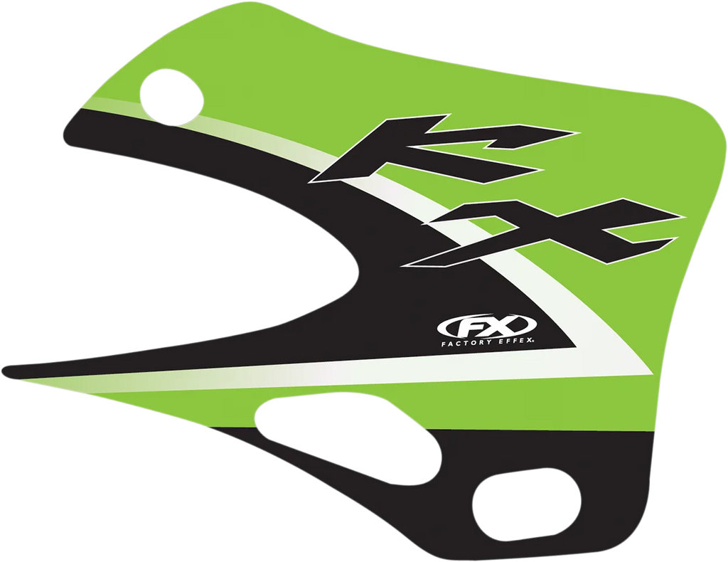 Factory Effex OEM Tank Graphic - KX 125/250 '02 Style 05-2684 - Side View