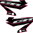 Load image into Gallery viewer, Factory Effex OEM Tank Graphic - Little XR '00 Style - XR Universal 03-0254 - Side View