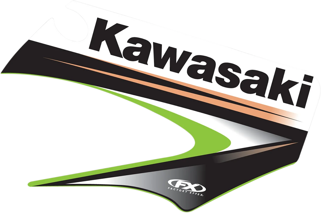 Factory Effex OEM Tank Graphic fits Kawasaki KX 85 / 100 - Main Product View
