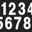 Load image into Gallery viewer, Factory Effex Pro Number 0 - White - 8" 02-4370 - Side View