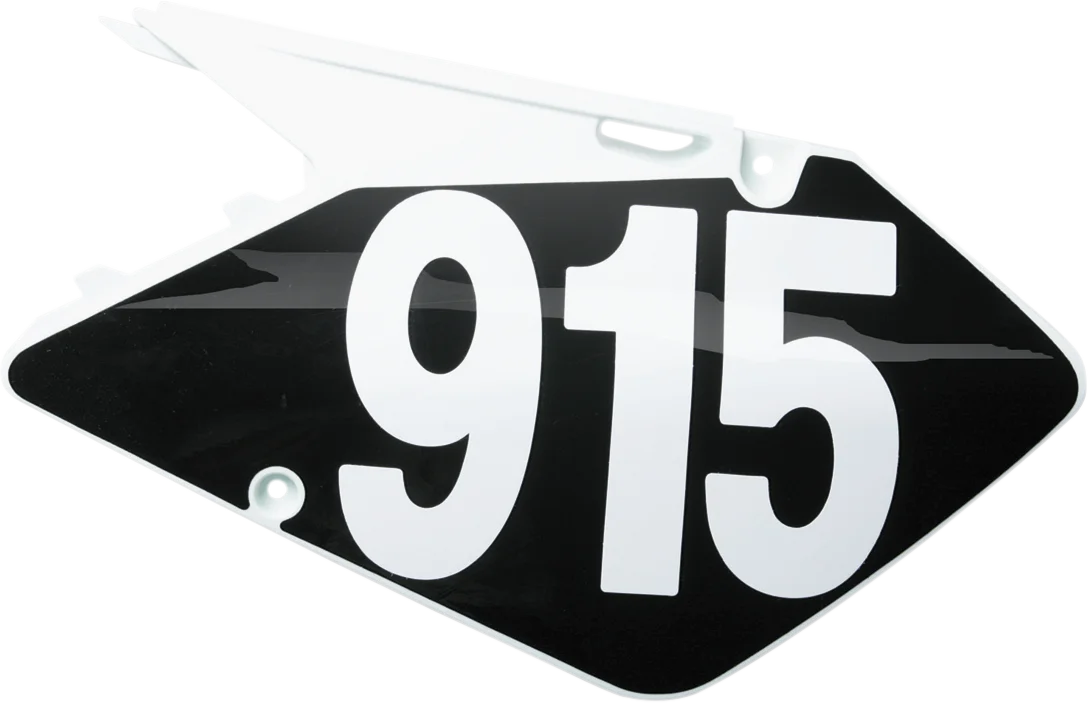 Factory Effex Pro Number 9 - Black - 7" 02-4349 - Back View