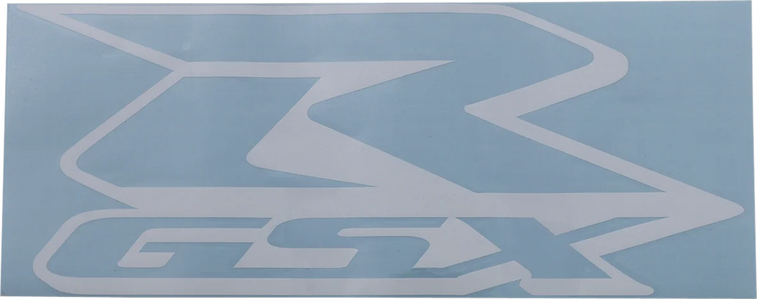 Factory Effex R1 Decal - White - 12" 17-94216 - Side View