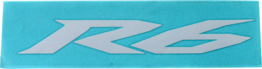 Factory Effex R6 Decal - White - 12" 17-94218 - Main Product View