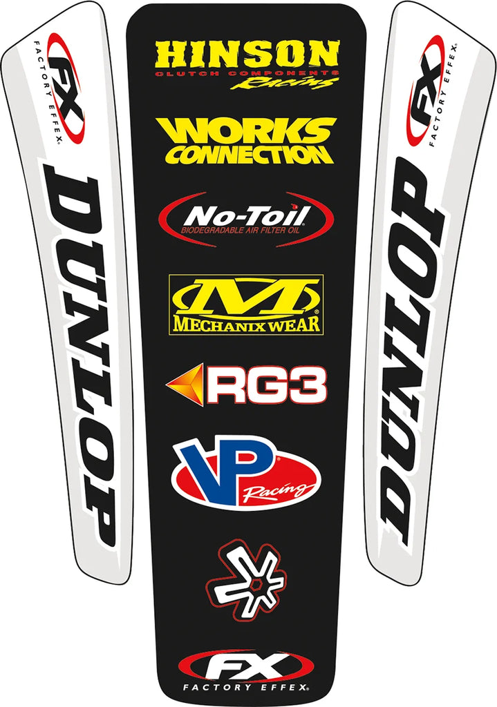Factory Effex Rear Fender Decal Kit - Universal 07-32020 - Main Product View