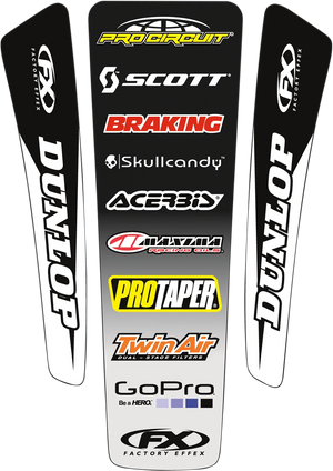 Factory Effex Rear Fender Decal Kit - Universal 2 16-32020 - Main Product View