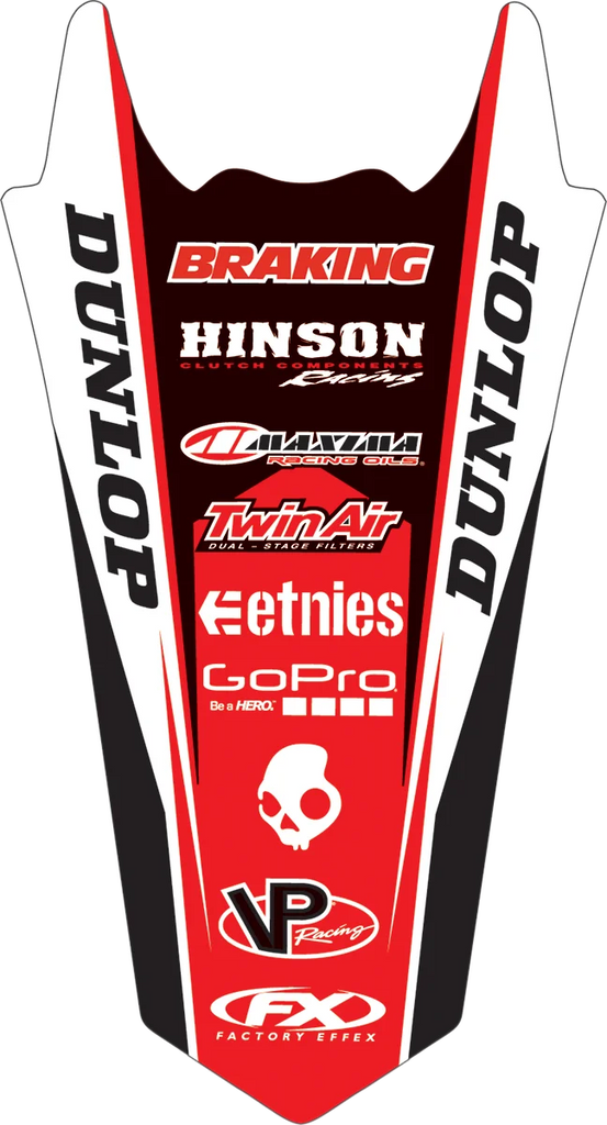 Factory Effex Rear Fender Graphic - CRF250 17-32320 - Main Product View