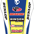Load image into Gallery viewer, Factory Effex Rear Fender Graphic - Husqvarna 19-32630 - Main Product View