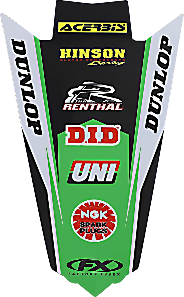 Factory Effex Rear Fender Graphic - KX 250F/450F 22-32138 - Main Product View
