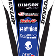 Load image into Gallery viewer, Factory Effex Rear Fender Graphic - YZ 125/250 17-32216 - Side View