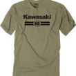 Load image into Gallery viewer, Factory Effex Sixty Two T-Shirt - Heather Olive - Medium fits Kawasaki - Main Product View