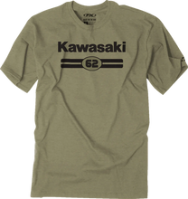 Load image into Gallery viewer, Factory Effex Sixty Two T-Shirt - Heather Olive - Medium fits Kawasaki - Main Product View