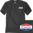 Load image into Gallery viewer, Factory Effex Stadium T-Shirt - Heather Charcoal - Large fits Honda - Main Product View