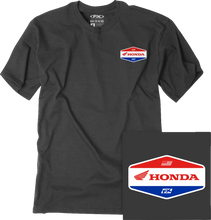 Load image into Gallery viewer, Factory Effex Stadium T-Shirt - Heather Charcoal - Medium fits Honda - Main Product View
