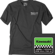 Load image into Gallery viewer, Factory Effex Starting Line T-Shirt - Heather Charcoal - XL fits Kawasaki - Main Product View